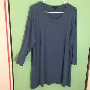 🦋 J. Jill Blue Tunic - Large